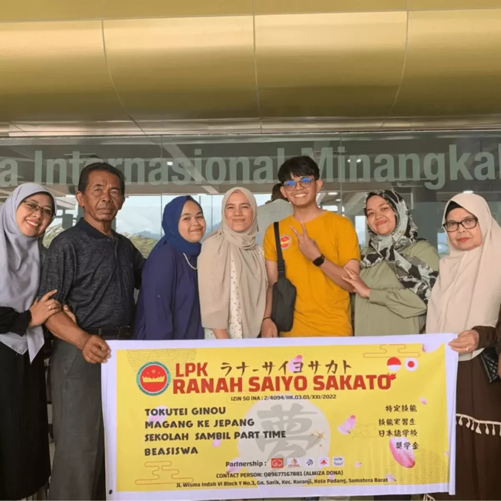 日本へ技能実習しに行くインドネシア人生徒